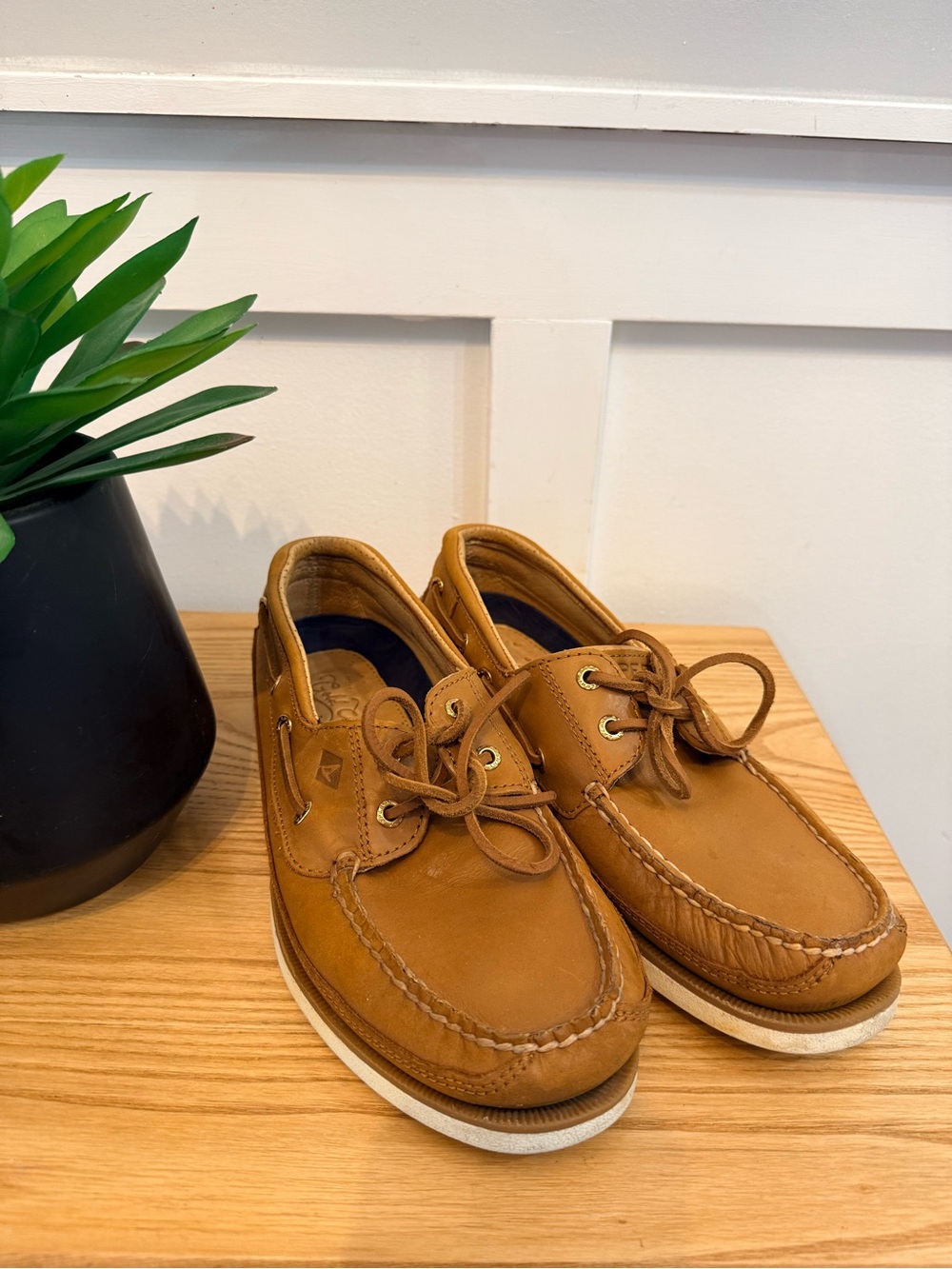 Sperry Gold Cup Tan Leather Boat Shoe